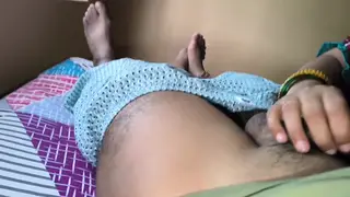 Curvy Indian MILF Gives Slow Blowjob to Boyfriend