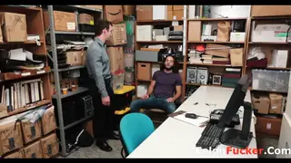 Mature Man Sucks Twink in Uniform During Jail Encounter