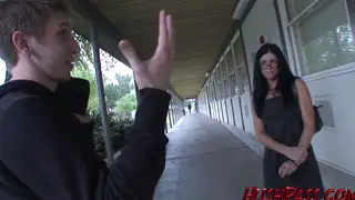 MILF Teacher Seduces Student in Classroom Roleplay