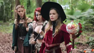 Busty Cosplayer Rides and Takes a Creampie in a Roleplay Adventure