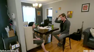Teen Brunette Dominates Casting With Anal and Oral
