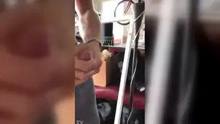 Solo Guy Strokes Thick Cock Until Breathless