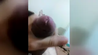Solo Guy Stroking His Big Dick to a Thick Load