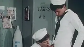 Navy Recruits Trade Deep Blowjobs Before Rough Anal
