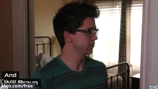 Muscular Jocks Trade Deep Blowjobs Before Bareback Sex