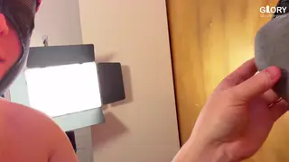 European Twink Swallows Loads at Gloryhole