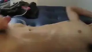 Muscular Guy Strokes His Buddy to a Big Finish