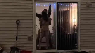 Asian MILF Caught Cheating Outdoors by Neighbours