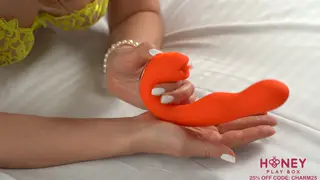 Blonde Tests Vibrator and Clit Toy to Shaking Orgasm