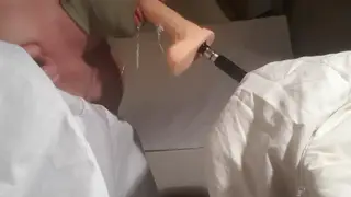 European Amateur Takes a Throat-Stretching Toy Session