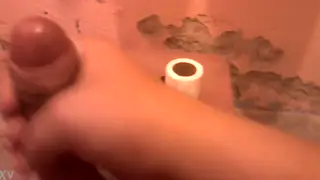Man Strokes Himself to a Strong Release