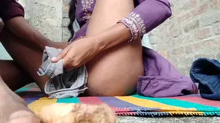 Indian Girlfriend Rides BBC in Kitchen Stockings