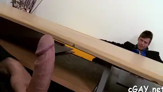 Muscular Hunk Takes BBC Deep in Sloppy Blowjob