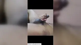 Mature Indian Hunk Strokes His Thick Cock Alone
