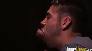 Stepdad Receives Blowjob from Stepson at Gloryhole