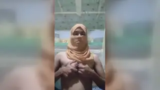 Busty Indian Wife Shows Off in Hotel Bathroom
