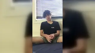 European Teen Jerks Off to a Messy Finish