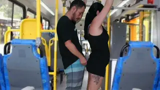 Latina Takes Public Bus Encounter to Messy Finish
