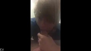 Youthful Femboy Services an Older Daddy With a Deep Blowjob