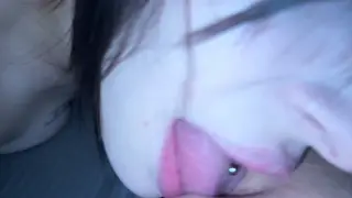 Curvy Tattooed Stepsister Enjoys Lesbian Massage and Pussy Licking