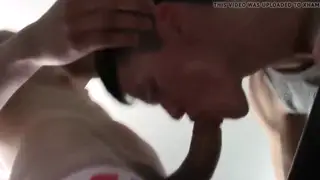 Latino Hunk Worships a Monster Cock with Deep Throat Skills