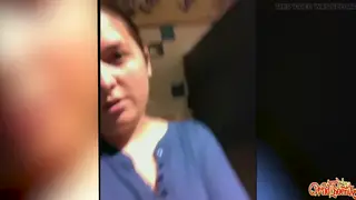 Curvy BBW Rides a Toy to Orgasm in a Public Restroom