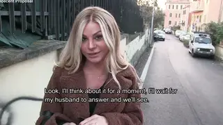 Blonde European MILF Cheats and Takes Anal for Cash