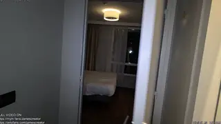 Blonde European Wife Cheats with Roommate in Hotel