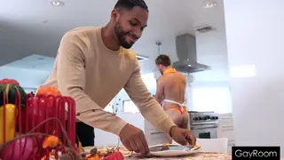 Interracial Pair Enjoys Rimming Before Deep Doggystyle
