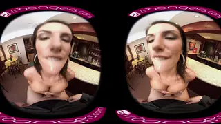 Busty Babe Delivers World-Class Blowjob in VR POV