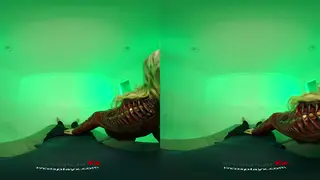 Blonde Teen Sucks and Rides in a Star Trek VR POV Adventure