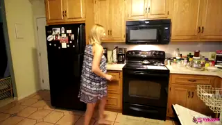 Blonde Indian MILF Takes a Deep Creampie in Doggystyle