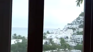 Blonde Stepmom Allows Intimate Caress on Holiday Getaway