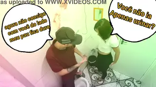 Redhead Stranger Fucked Raw in Public Bathroom