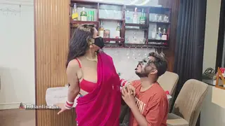Hairy Indian BBW MILF Enjoys Missionary and Foot Play