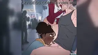 Interracial Couple Connects During Train Ride
