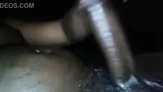 Amateur Stroking Session Moves Through Bathroom and Car