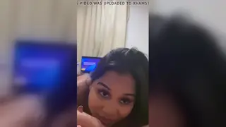 Filipina Sucks Cock Until He Cums on Her Lips