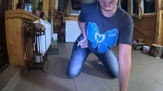 Latina MILF in Tight Jeans Deepthroats and Takes Cum on Lips