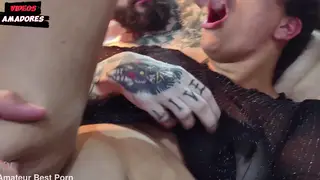 Latina Gapes Wide During Intense BBC Anal