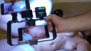European Wife Takes First Anal Threesome with Double Creampie