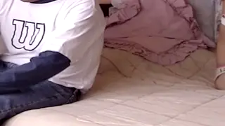 Blonde Latina Wife Services Husband's Friends in Cuckold Compilation