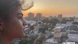 Latino Twink Receives Handjob During Casting Massage