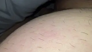 Stepson's Hand Slips Over Stepmom's Voluptuous Ass