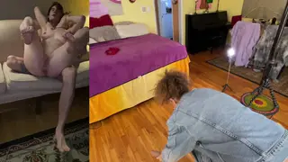 Curvy Latina MILF Takes Anal Toy and Cock POV