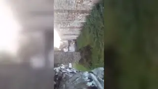 Group of Men Surround One in Intense Gangbang