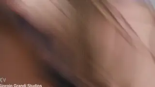 Petite MILF Squirts and Swallows During Intense BBC Double Penetration