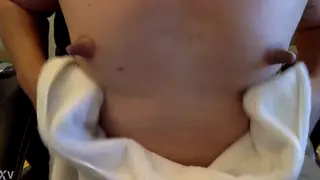 Amateur Fetish Clip Highlights a Man's Large Nipples