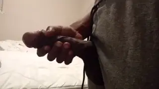 Muscular BBC Blasts Massive Cumshot Through Ripped Pants