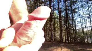 Outdoor Blowjob Session Ends with Deep Throat Finish